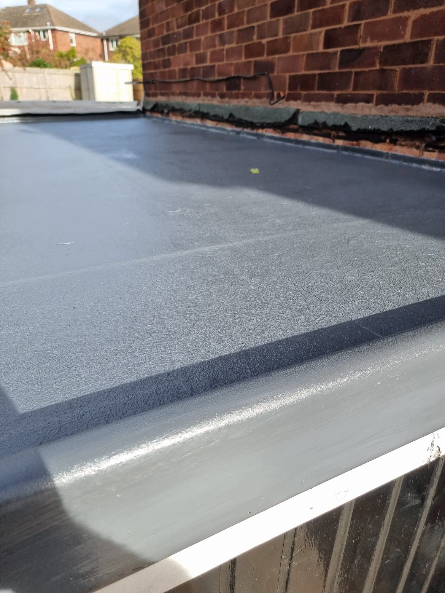 Professional flat roof background